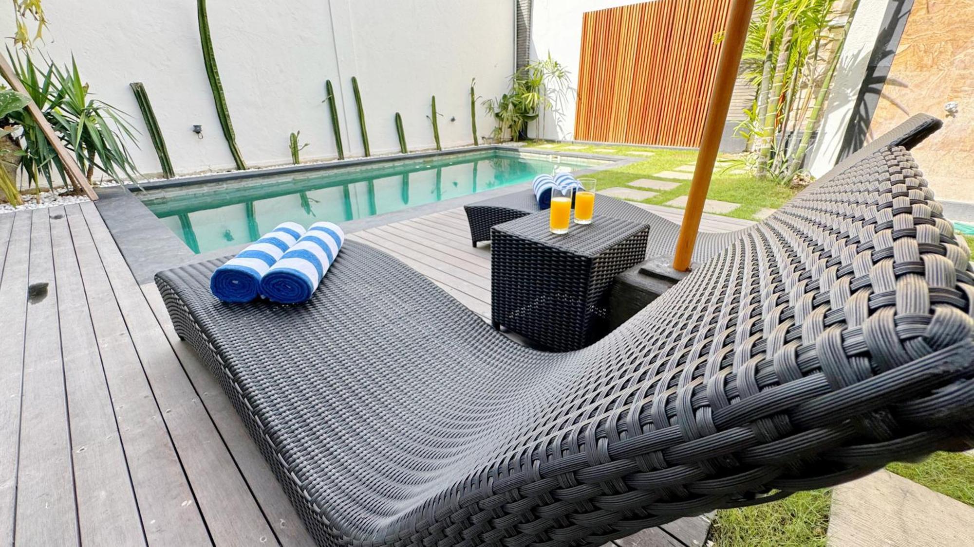 Villa Niu Center Canggu - Fattylion エクステリア 写真