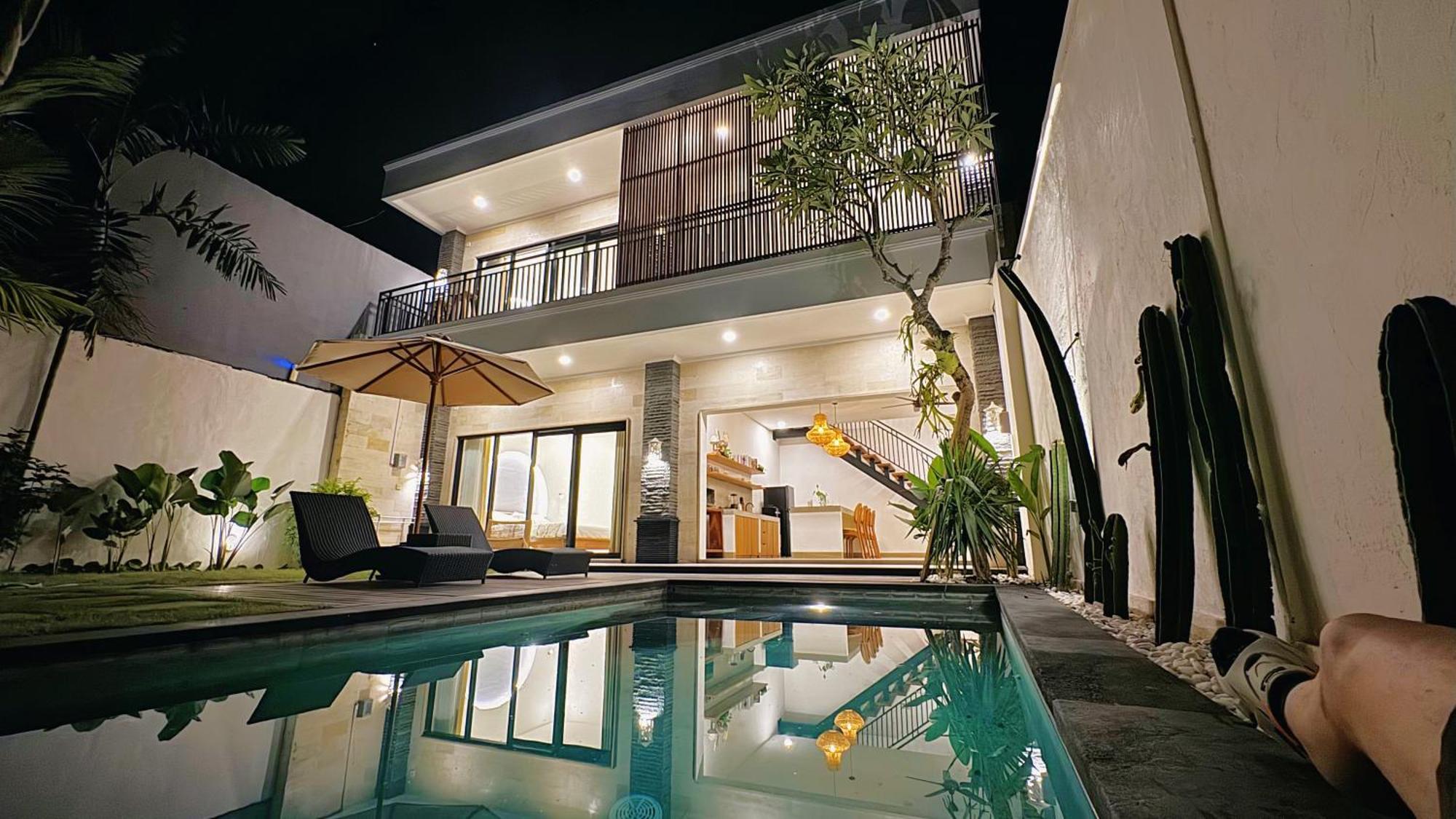 Villa Niu Center Canggu - Fattylion エクステリア 写真