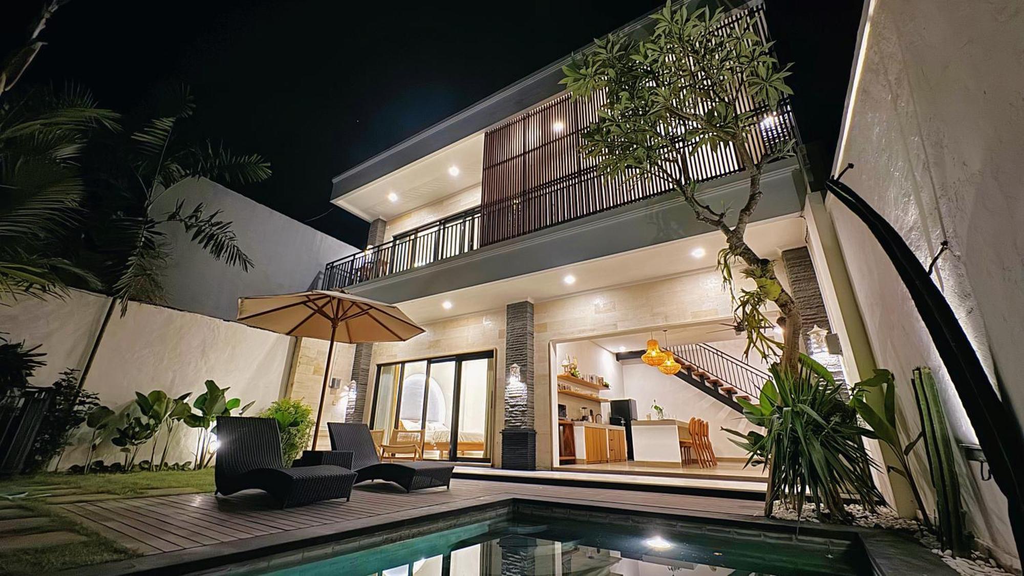 Villa Niu Center Canggu - Fattylion エクステリア 写真